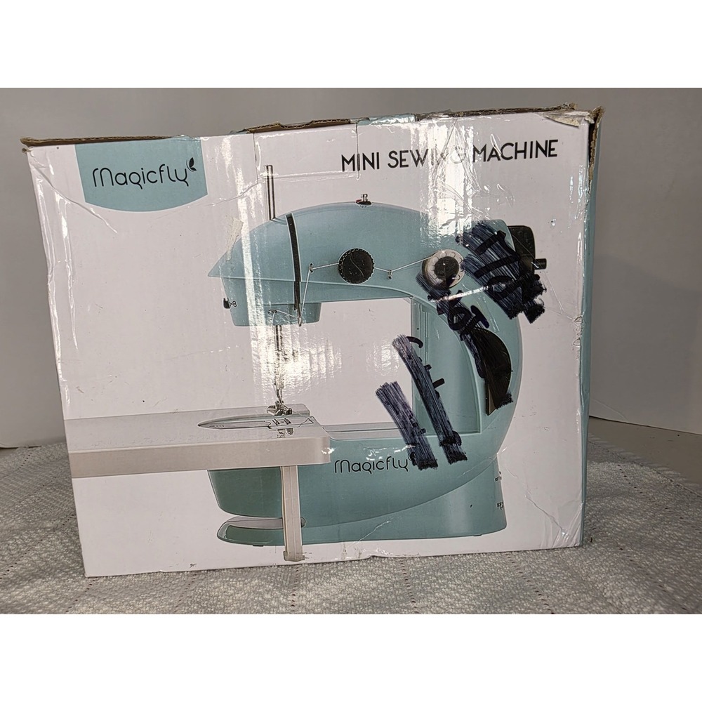 Magicfly Mini Sewing Machine with Extension Table, Dual Speed Portable